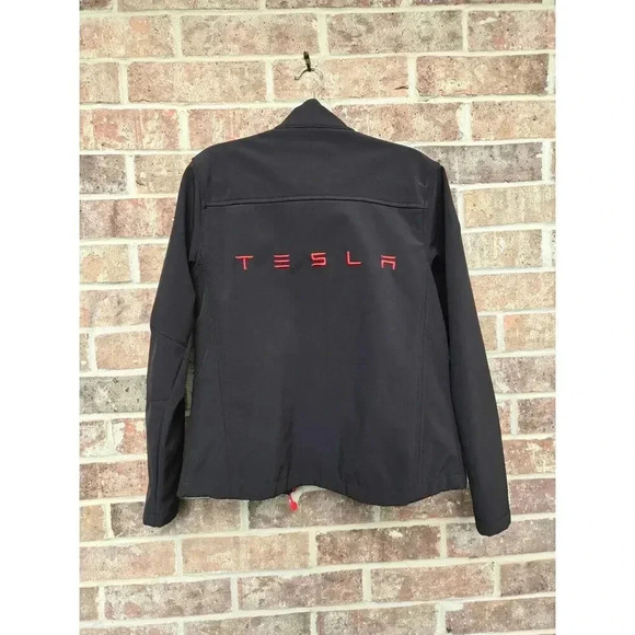 Tesla  Corp Jacket, Black Size Small - Picture 3 of 6